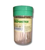 Зубочистки в баночке 200шт KOMFI с поворотной крышкой (10 120шт уп)