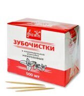 Зубочистки в индив.упаковке 500шт с мент. FIESTA (100кор уп)
